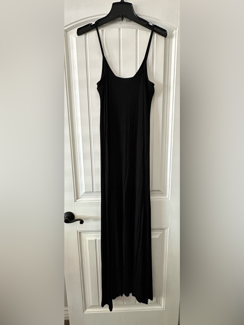 Loveappella Black Slip Maxi Dress - Picture 2 of 3